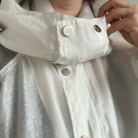 FenG CHen WANG Sheer White Jacket Luxury Size Large - Picture 12 of 16